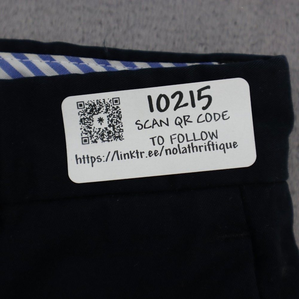 Peserico Pants Women Large Navy Blue Casual Lightweight Wide Leg EU 42 Chino - Picture 4 of 15